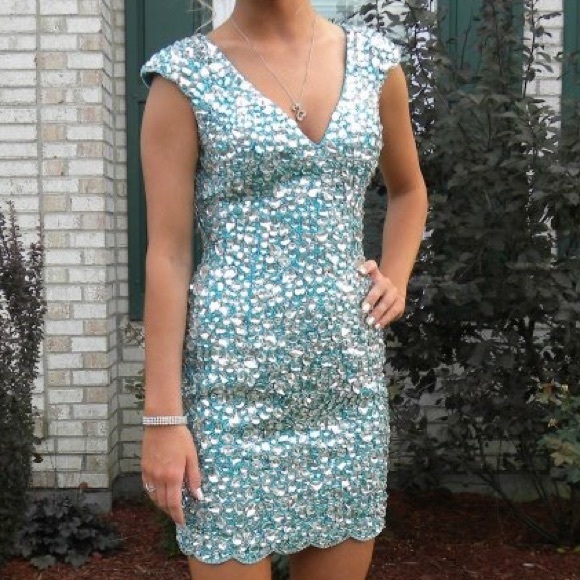 Sherri Hill Dresses & Skirts - Sherri Hill Crystal Covered Prom Dress